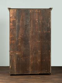 A Federal Cherrywood Step-Back Cupboard