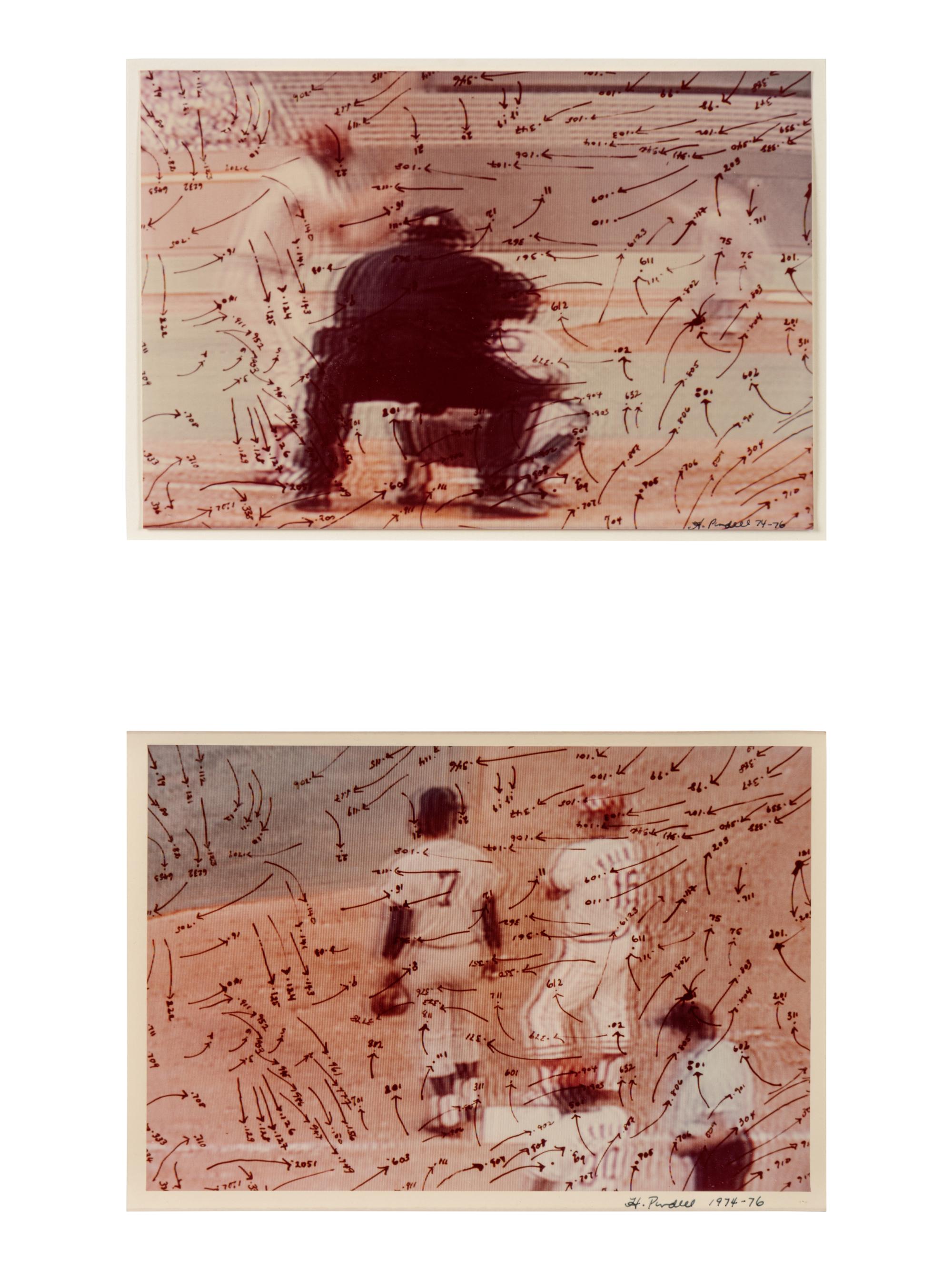 Video Drawings: Baseball Series, 1974-76 (diptych)