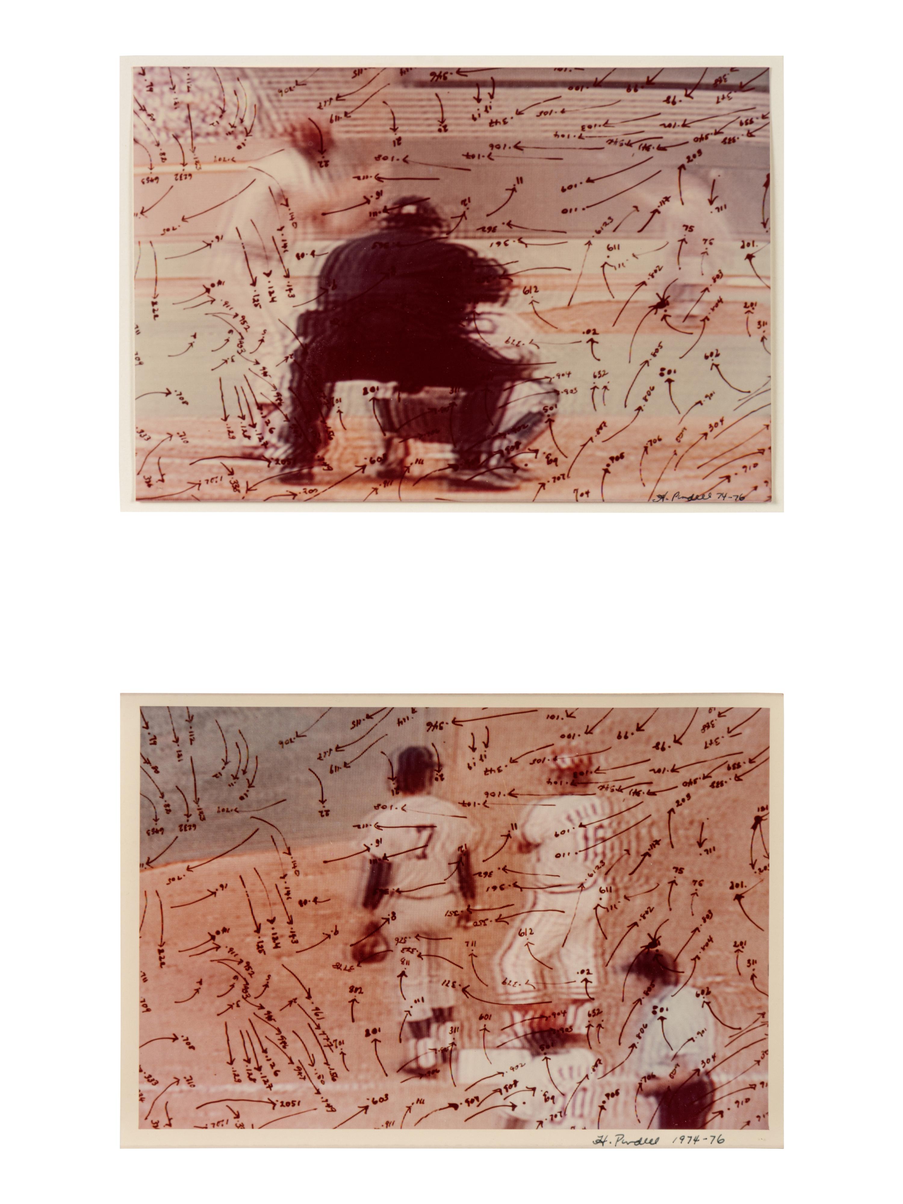 Video Drawings: Baseball Series, 1974-76 (diptych)