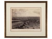 [CIVIL WAR]. BARNARD, George N. (1819-1902), photographer. A group of 3 photographs, incl. South Bank of Chattahoochee, and Kennesaw Mountain, Georgia. Ca 1860s.