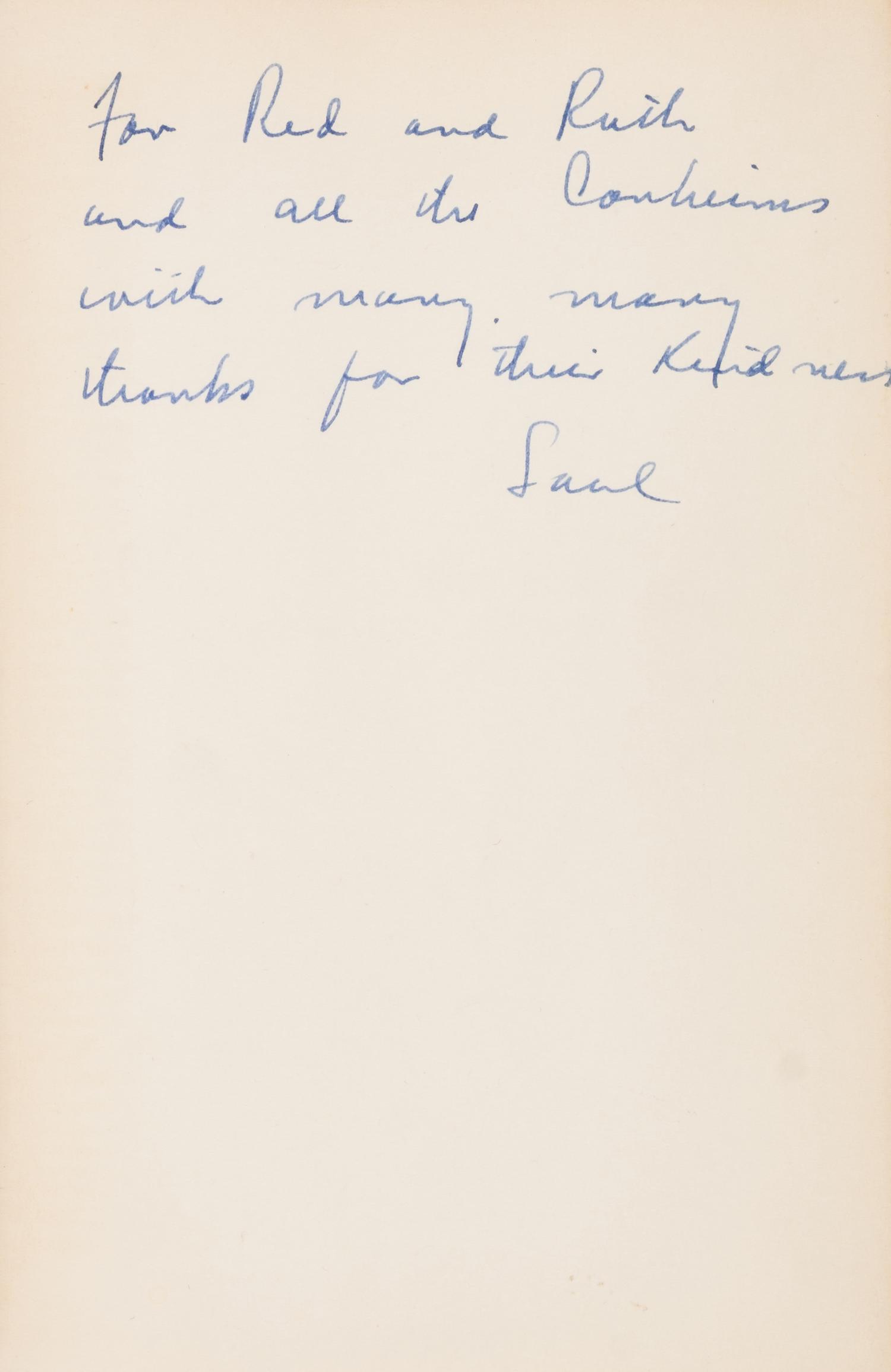 [Literature] Bellow, Saul. Group of 7 First Editions, All Signed