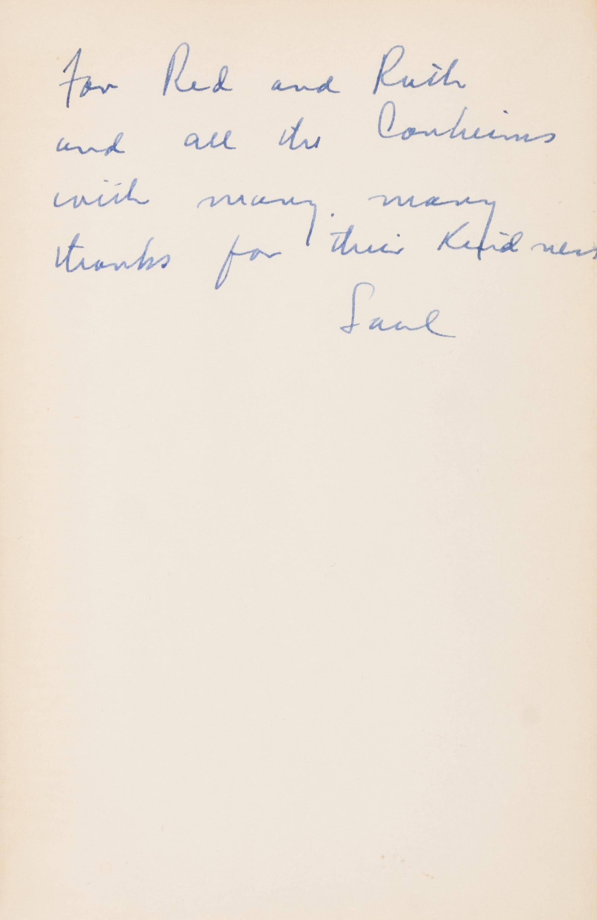 [Literature] Bellow, Saul. Group of 7 First Editions, All Signed