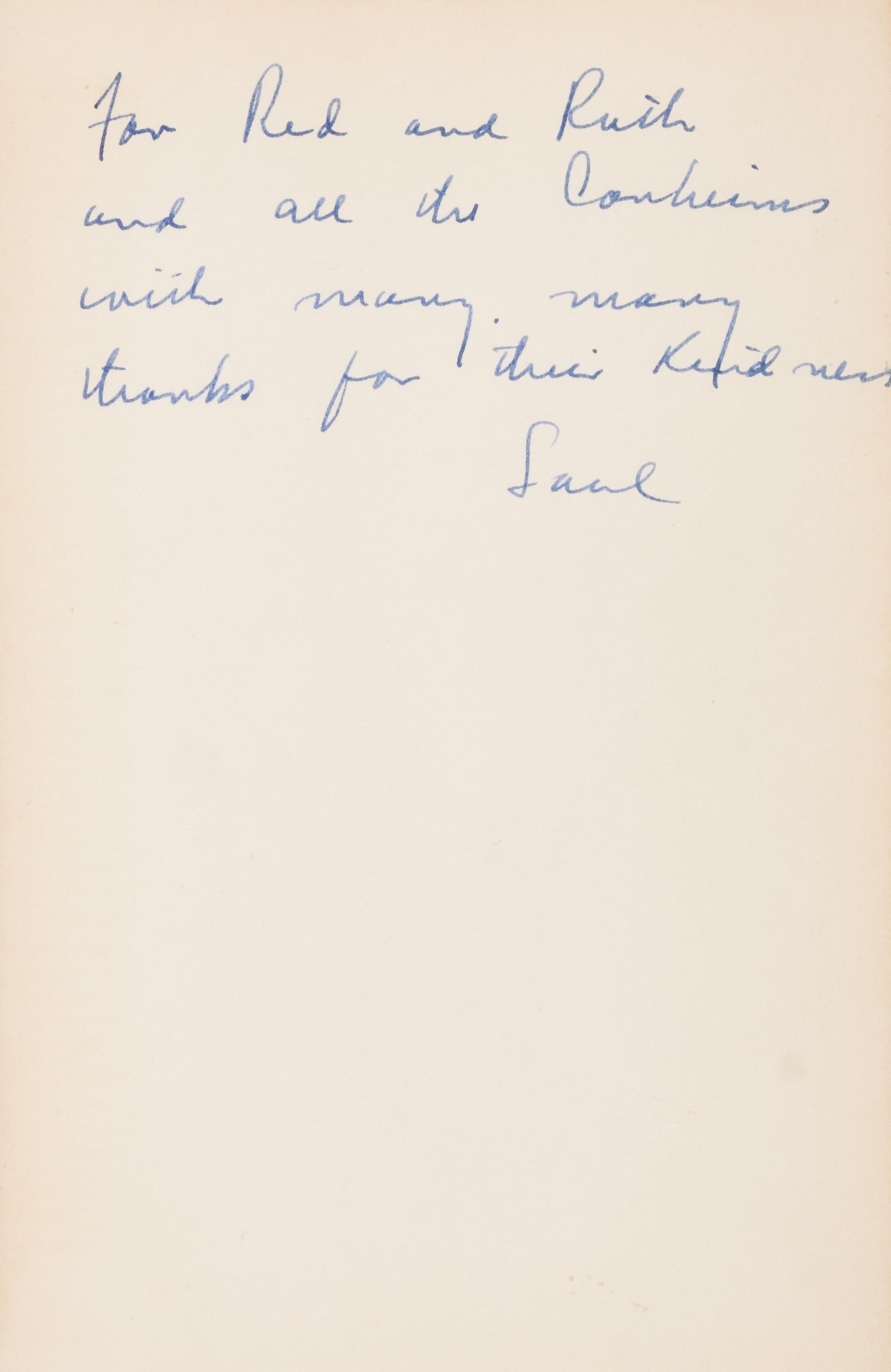 [Literature] Bellow, Saul. Group of 7 First Editions, All Signed