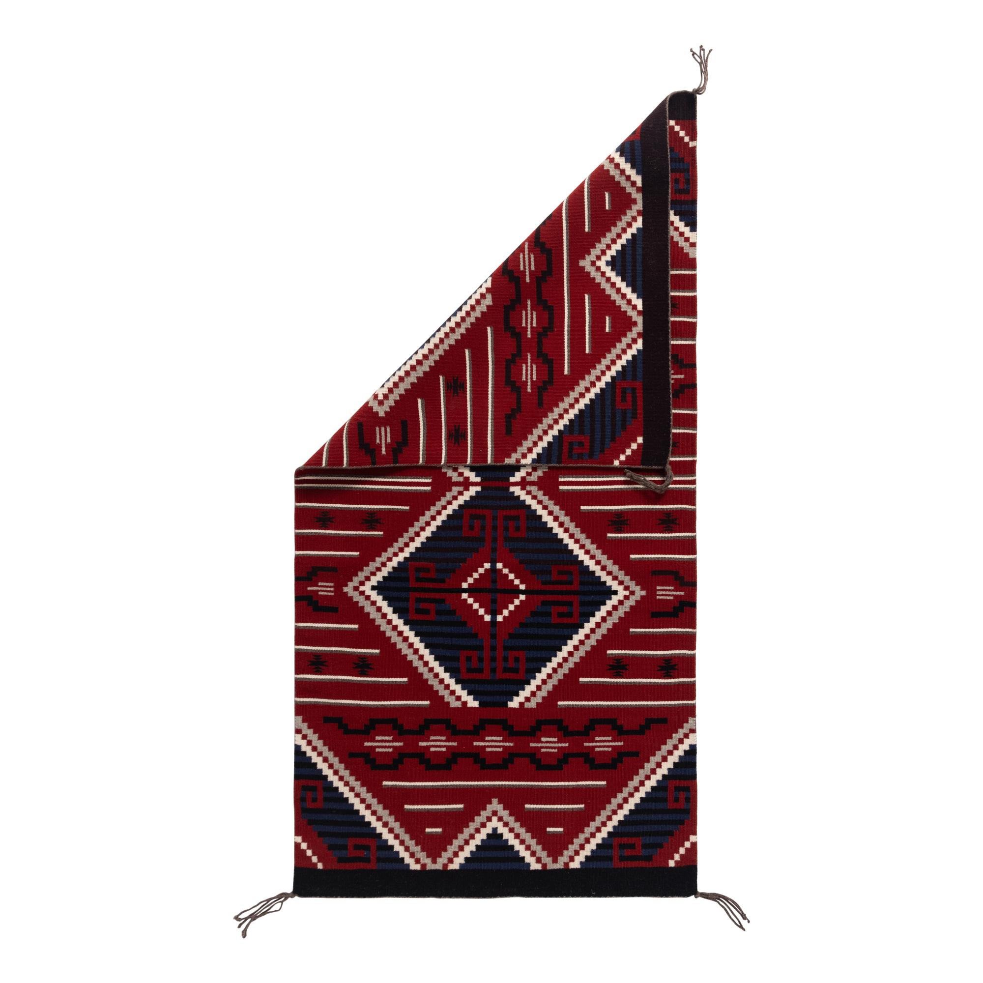 Elverna Van Winkle, Attributed (Diné, b. 1968) — Navajo Hubble Revival Weaving [Rug]