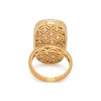 RUTILATED QUARTZ AND DIAMOND RING