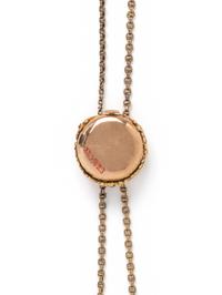 YELLOW GOLD PENDANT WATCH