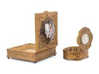 Two French Gilt Metal Boxes