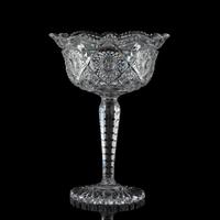 A Brilliant-Period Cut Glass Compote