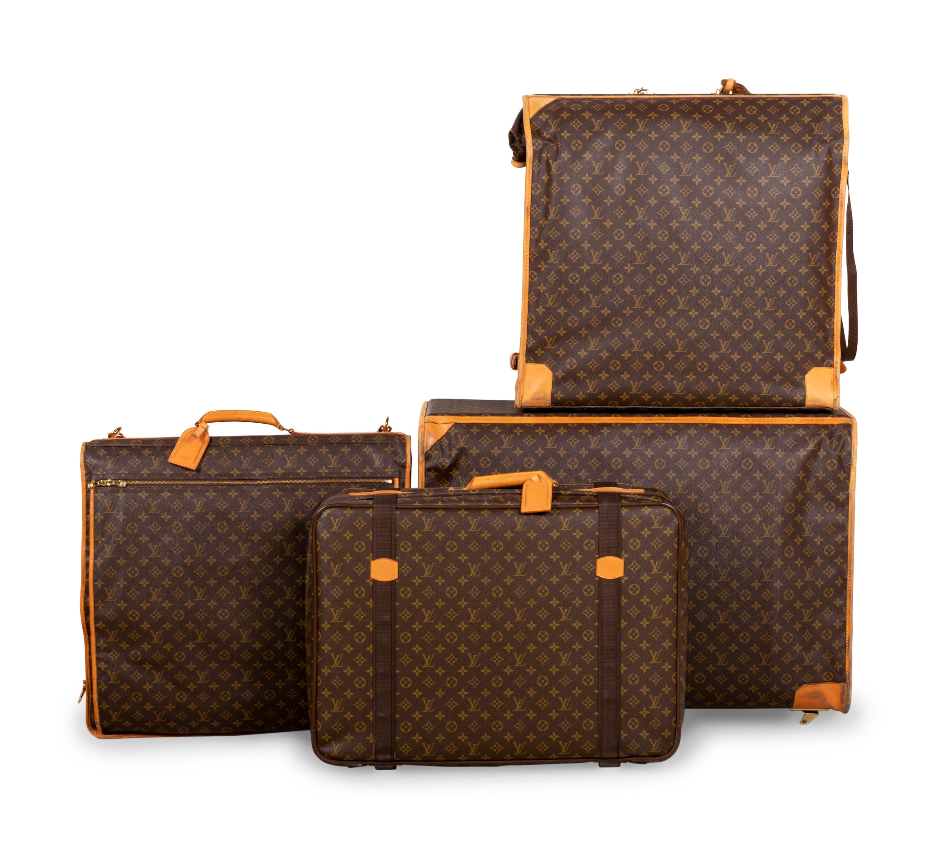 Four Louis Vuitton Luggage Pieces, 1990-1994