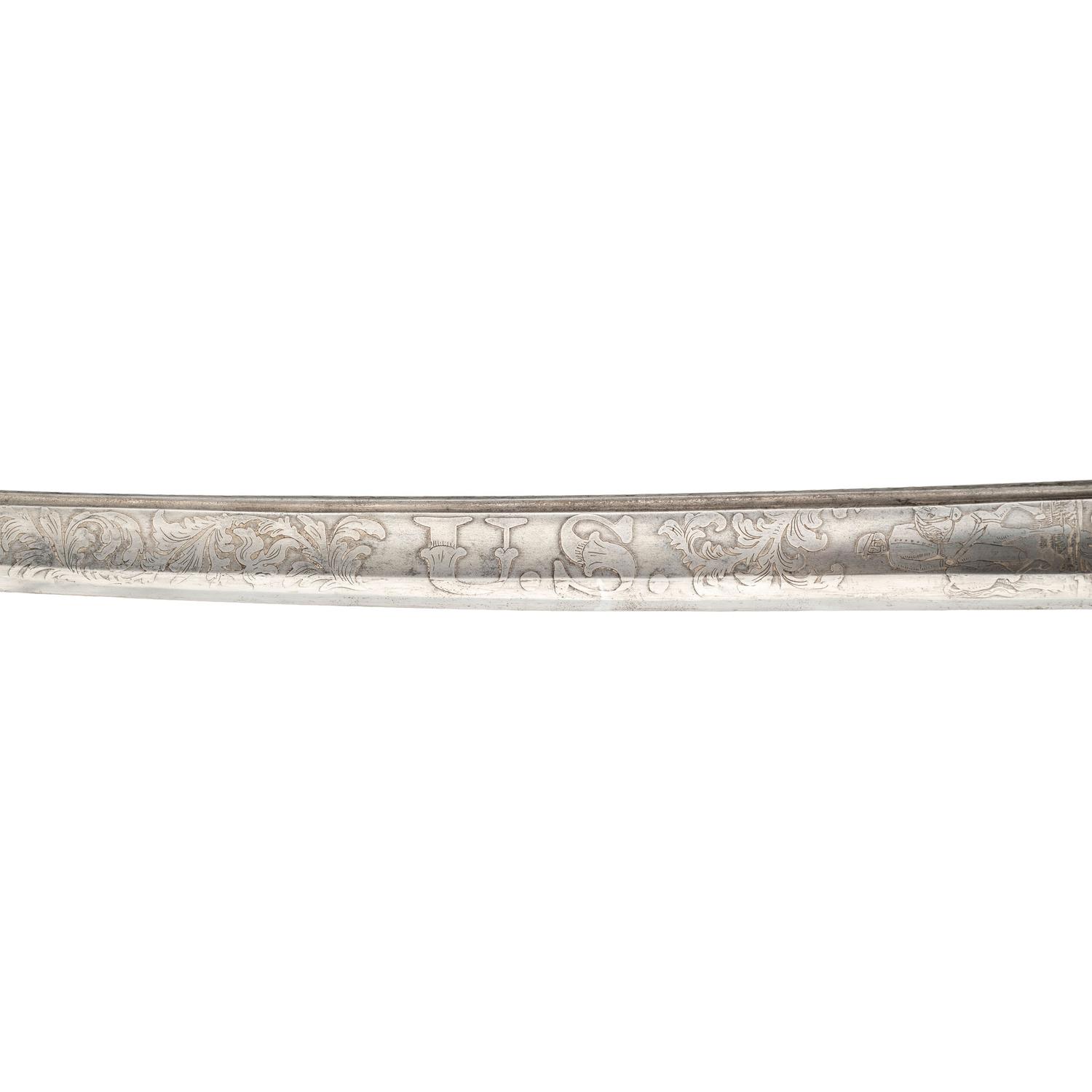 Sauerbier Non-Regulation British "Rifle Officers" Sword Presented to Major (General) Douglas Frazar 13th NY Volunteer Cavalry, later of the 104th USCT - The Man Who Caught Mosby and Let Him Go!