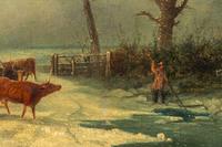 Watering the Cattle in Winter