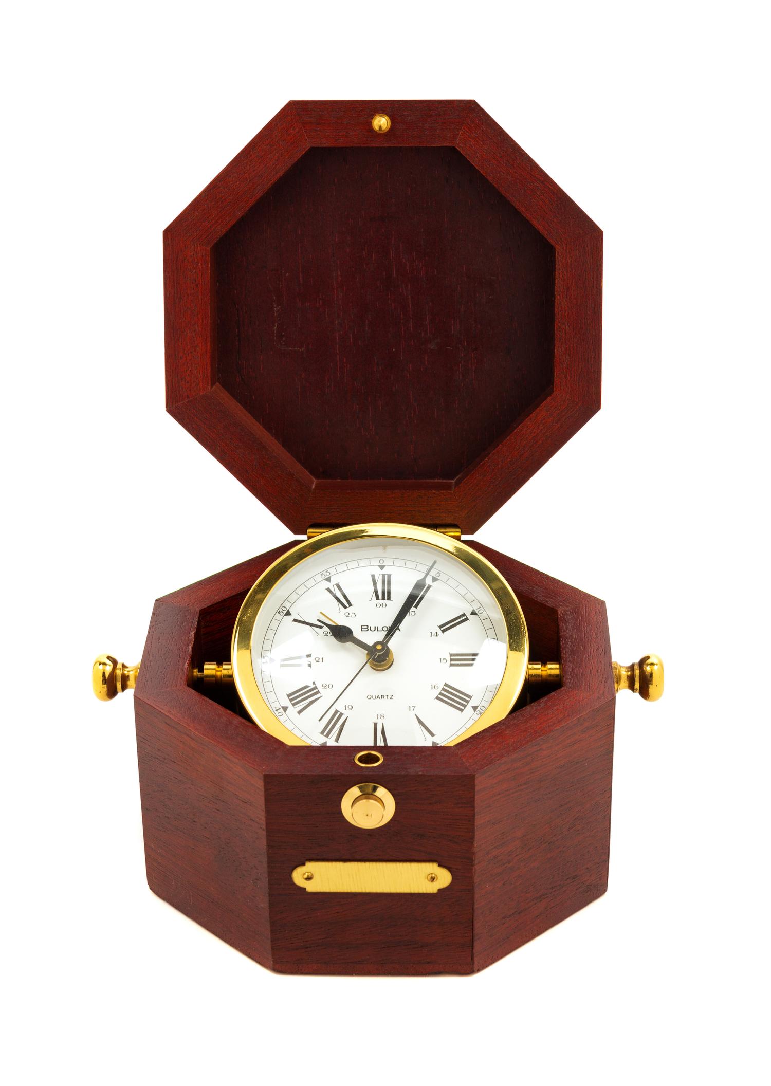 A Bulova Chronometer Clock