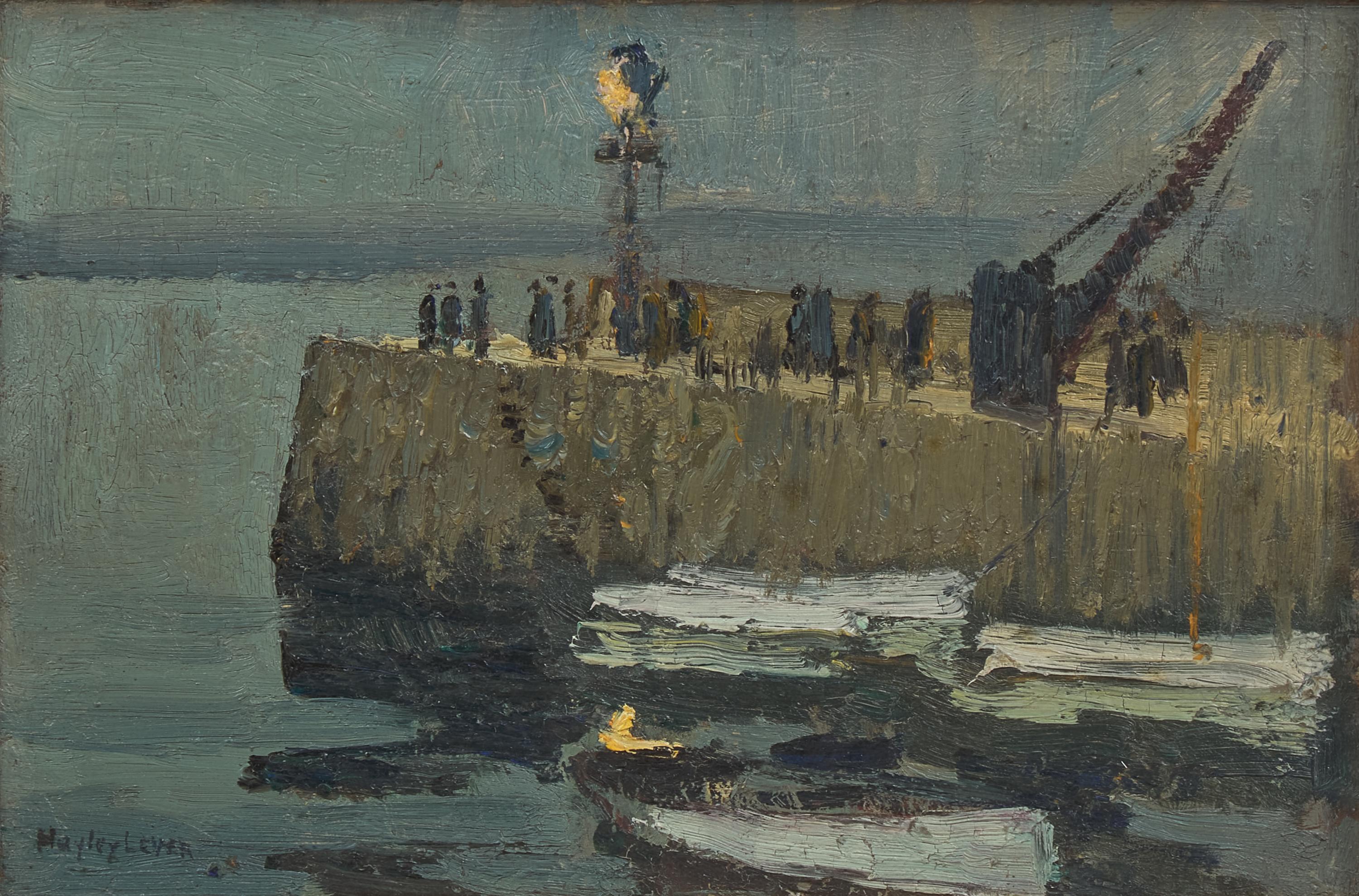 Richard Hayley Lever (American, 187-1958) — The Quay