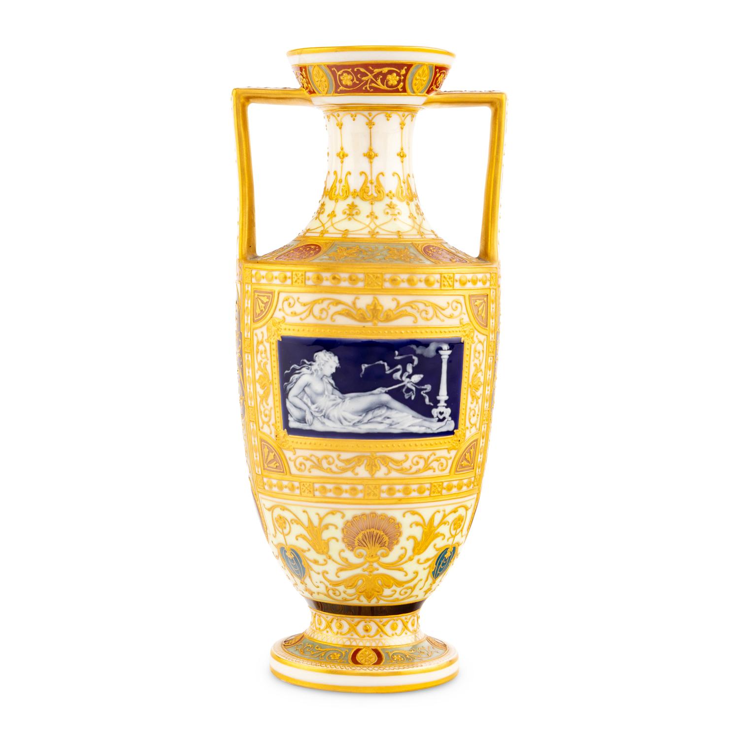 A Berlin (K.P.M.) Pâte-sur-Pâte Vase