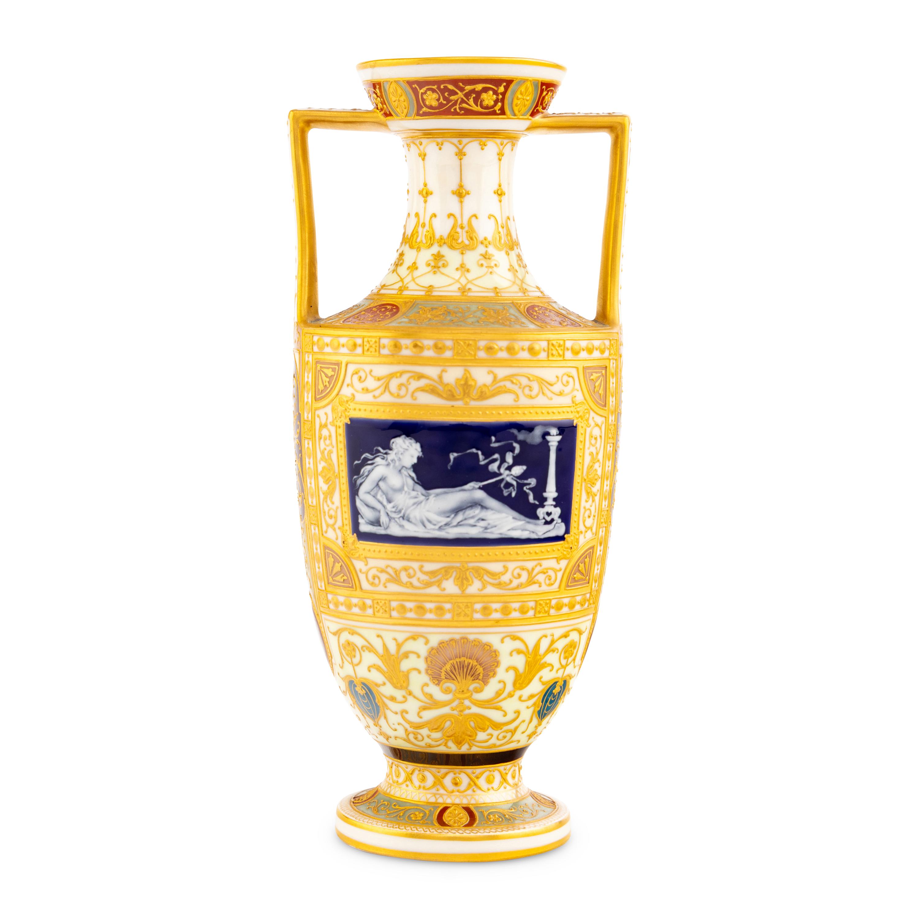 A Berlin (K.P.M.) Pâte-sur-Pâte Vase