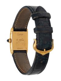 CARTIER, 18K YELLOW GOLD 'TANK ARRONDIE' WATCH