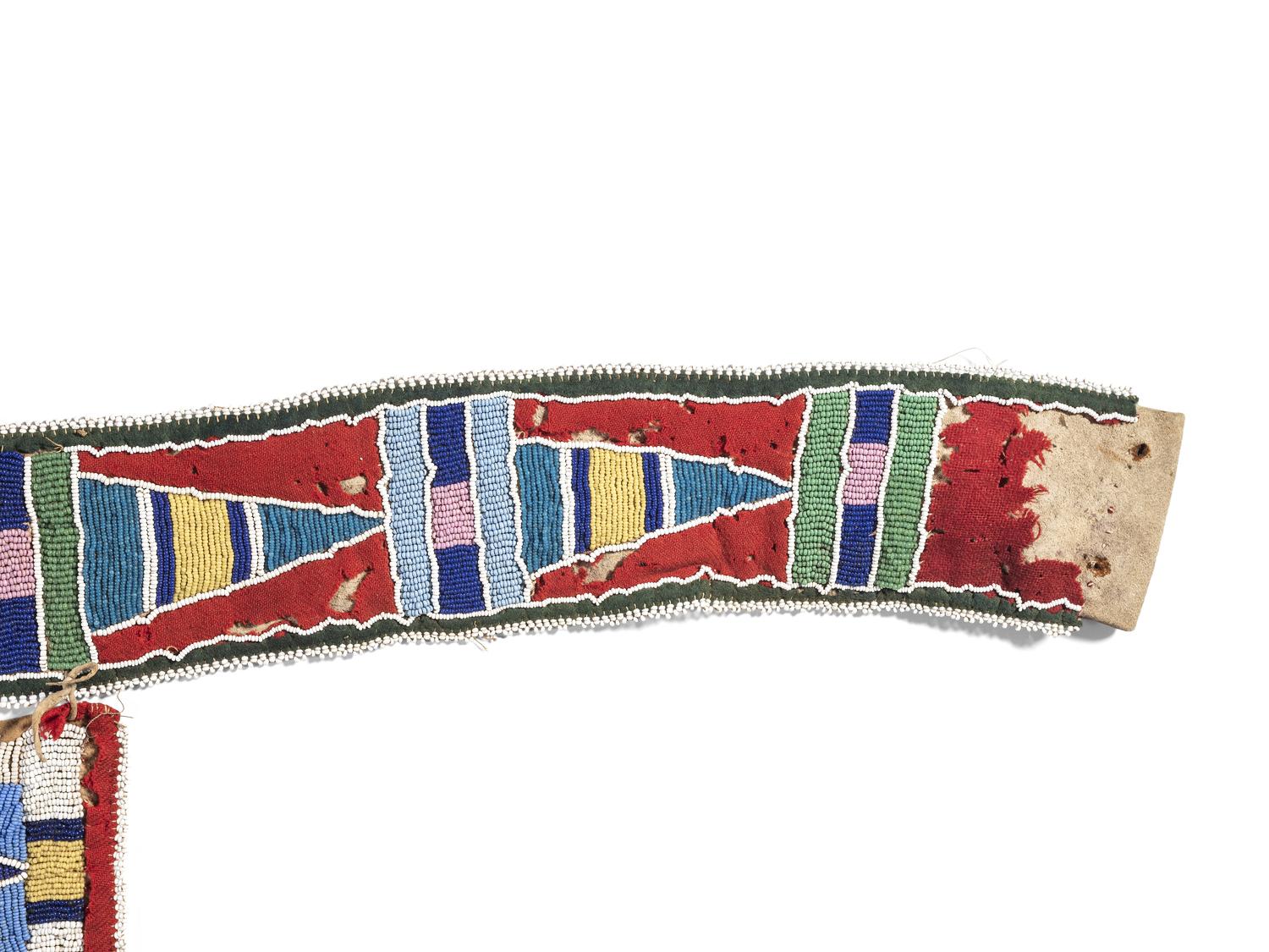 Apsáalooke [Crow] Beaded Hide Martingale