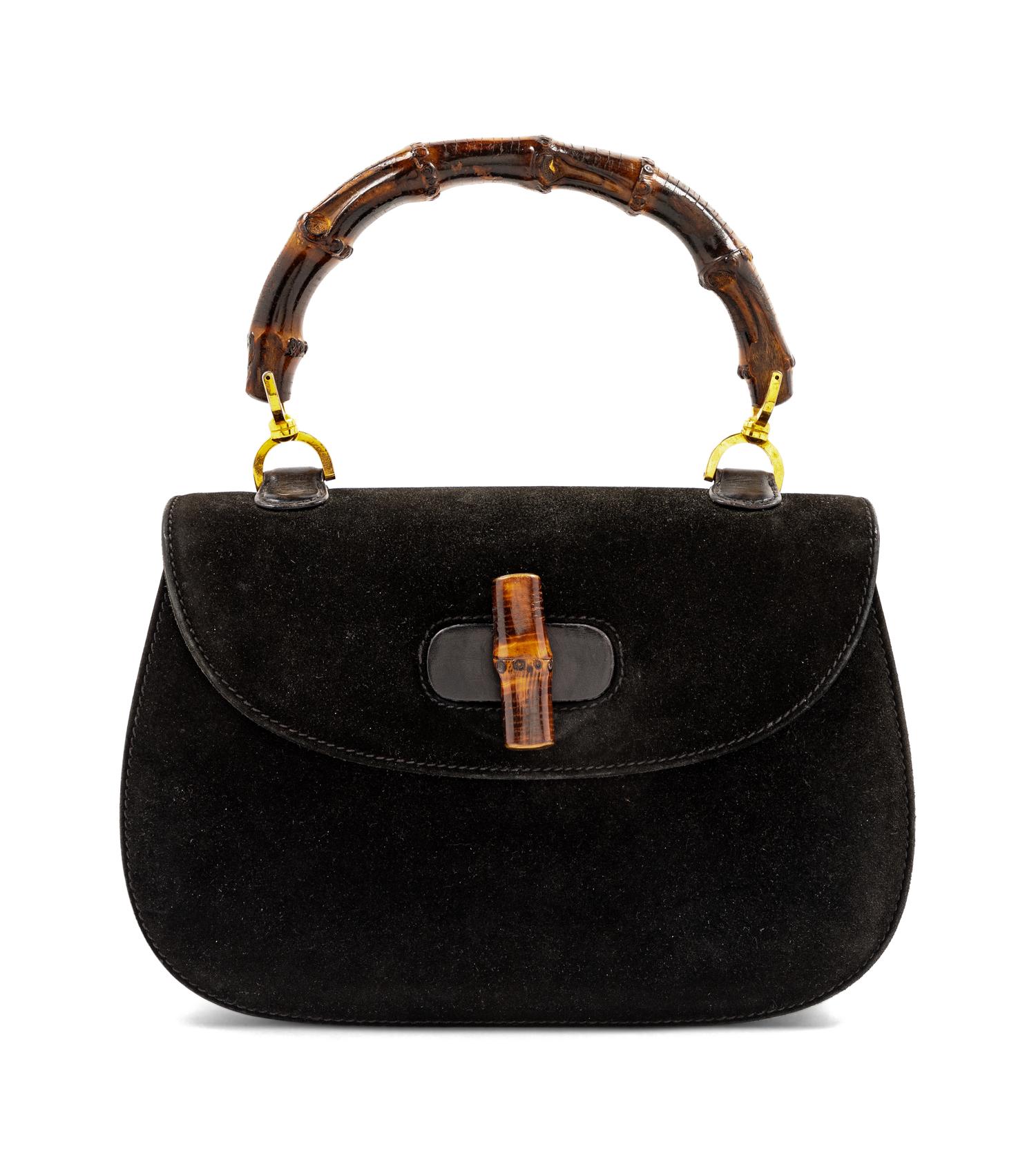 Gucci Vintage Bamboo Handbag, 1960s-80s