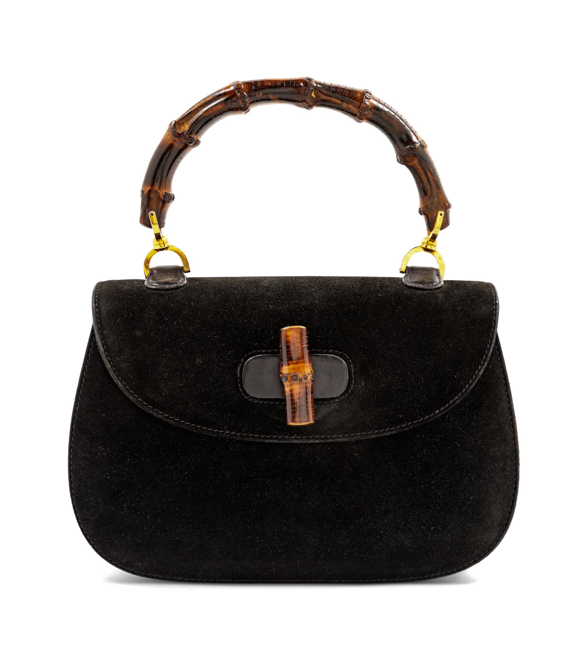 Gucci Vintage Bamboo Handbag, 1960s-80s