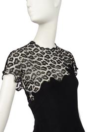 Alexander McQueen for Givenchy Black Lace Dress, "Lady Leopard" Collection, Fall 1997