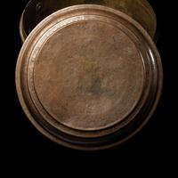 A Large Chinese Chased Brass Covered Box