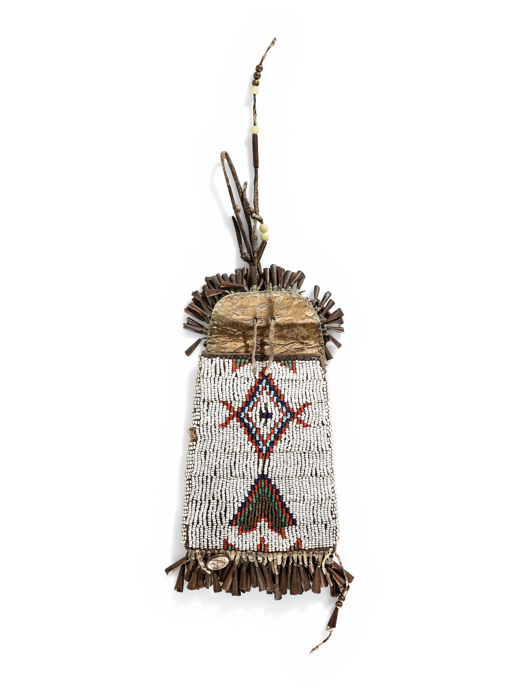 Sioux Beaded Hide Strike-a-Light Bag