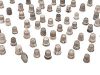 A Collection of Silver and Silvered Metal Thimbles