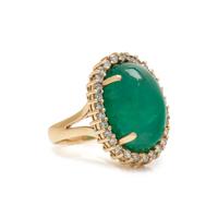 EMERALD AND DIAMOND RING
