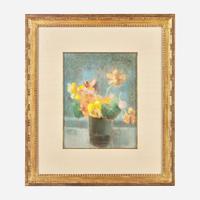 Hobson Pittman (American, 1900-1972) Study for Still Life with Flowers; together with two companions