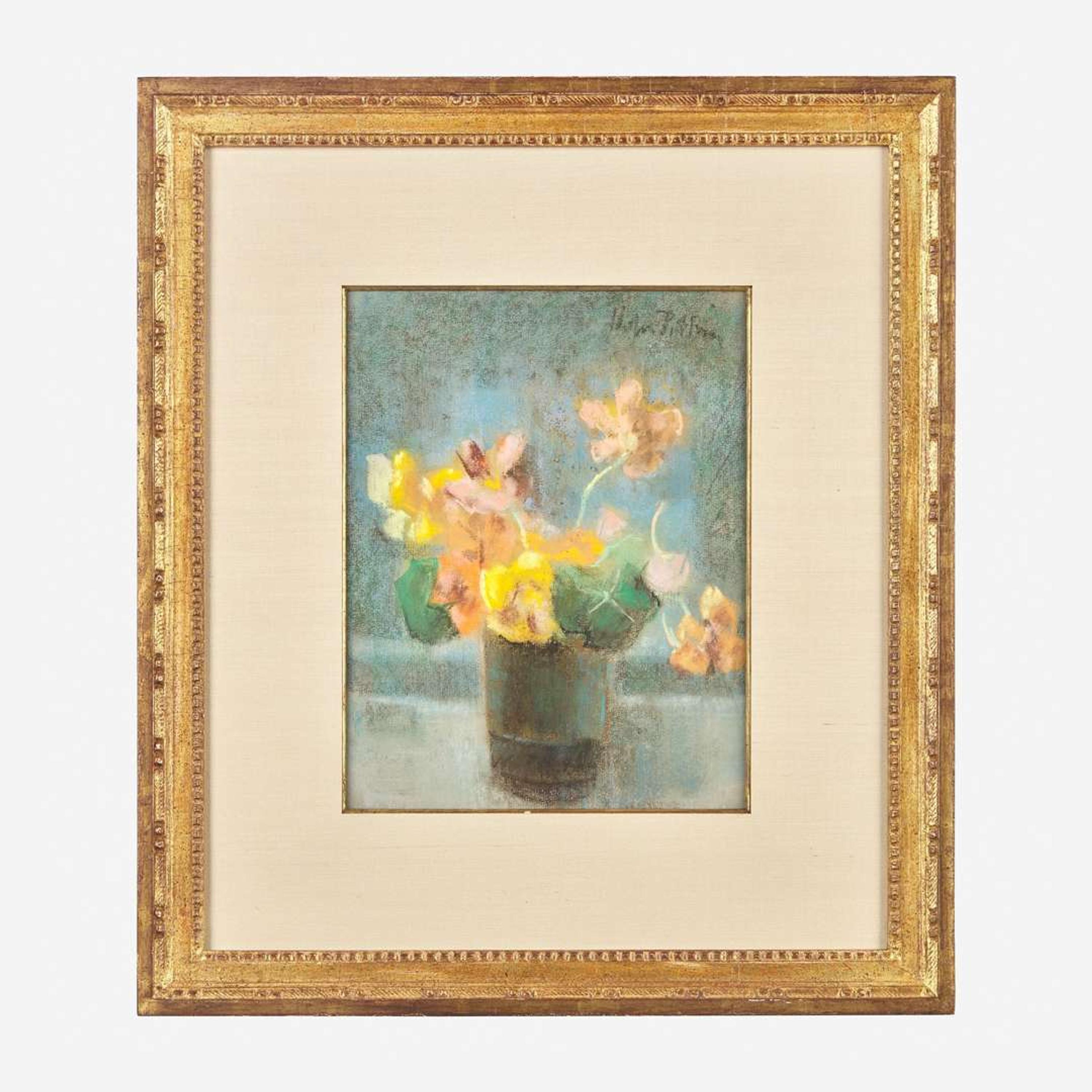 Hobson Pittman (American, 1900-1972) Study for Still Life with Flowers; together with two companions