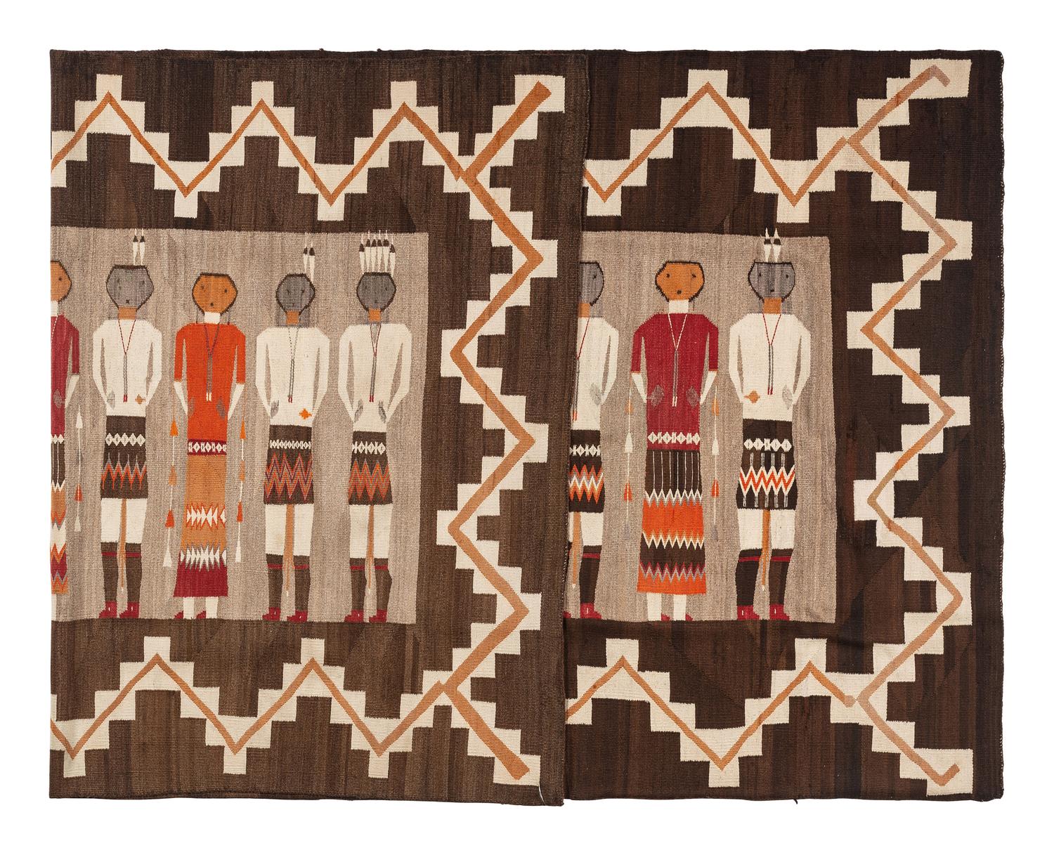 Navajo Yei Weaving / Rug