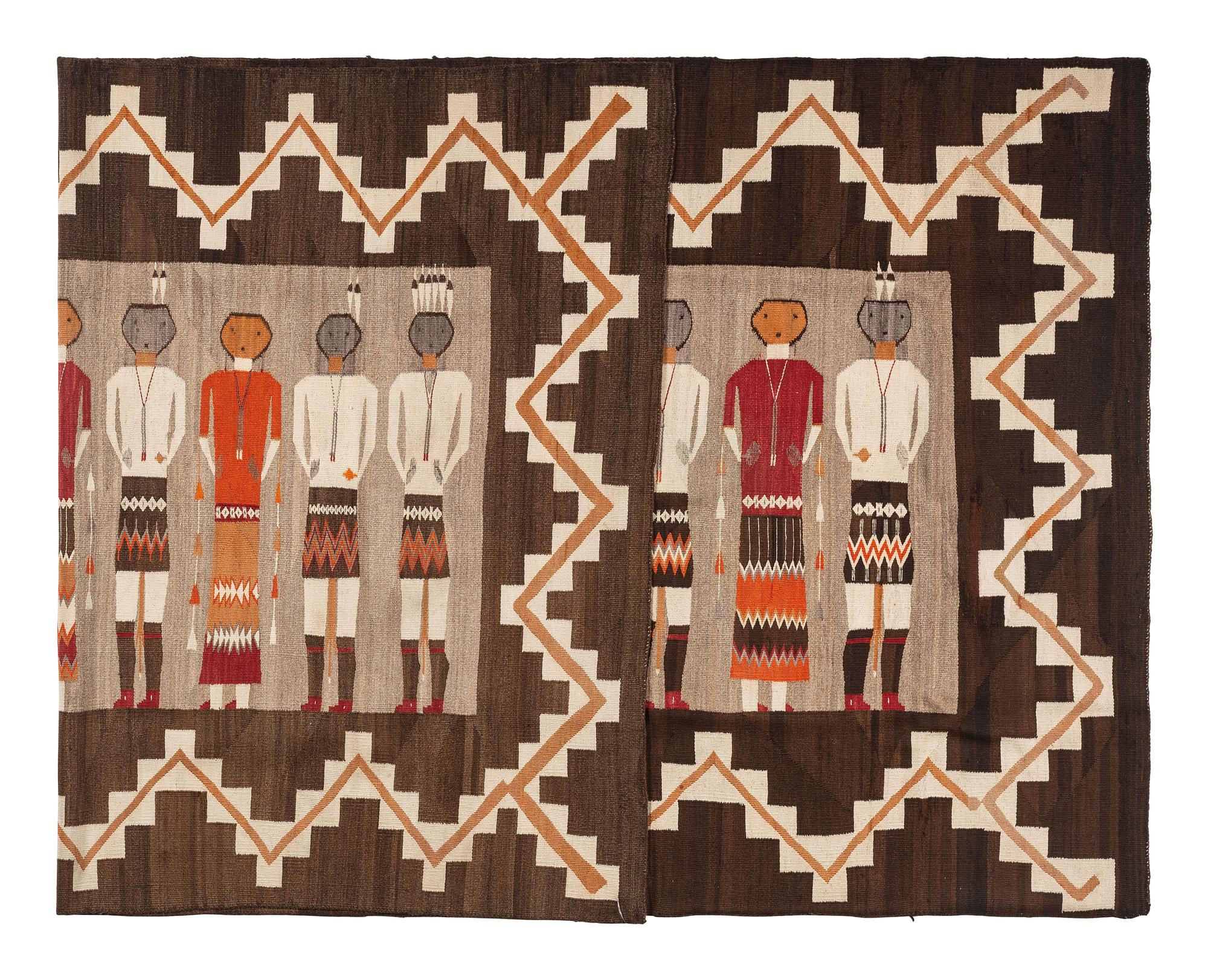 Navajo Yei Weaving / Rug