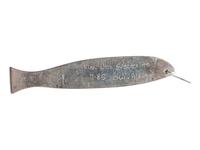 Sterling Silver Fish, with Spectrolite Inlay