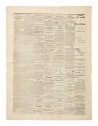 [OUTLAWS & LAWMEN]. The Weekly Fresno Expositor . Vol. 5, No. 5. Fresno, CA: J.W. Ferguson, 20 May 1874. Containing report of the capture of California bandit Tiburcio Vasquez.