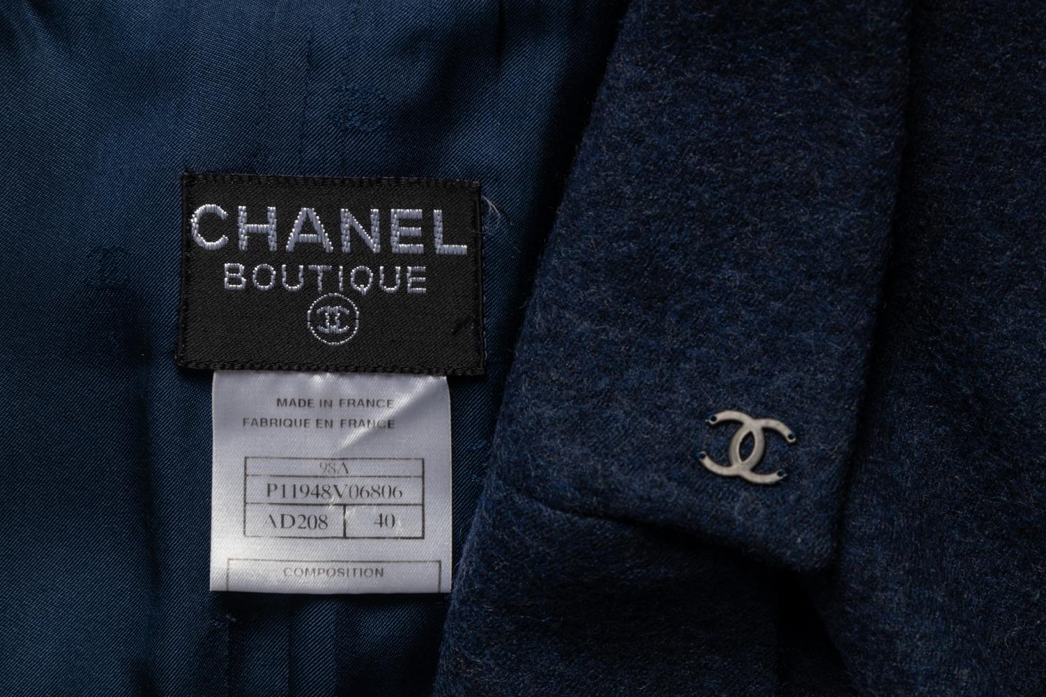 Chanel Long Wool Dress