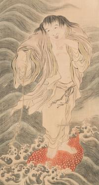 Two Korean Ink and Color on Silk Paintings, 19th/Early 20th Century