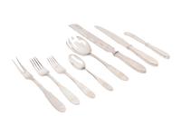 A Georg Jensen Stainless Steel Flatware Service