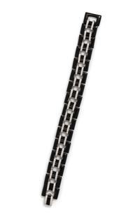 ONYX AND DIAMOND BRACELET