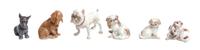 Six Bing & Grondahl Porcelain Figures Width of widest 4 1/4 inches. — 20TH CENTURY