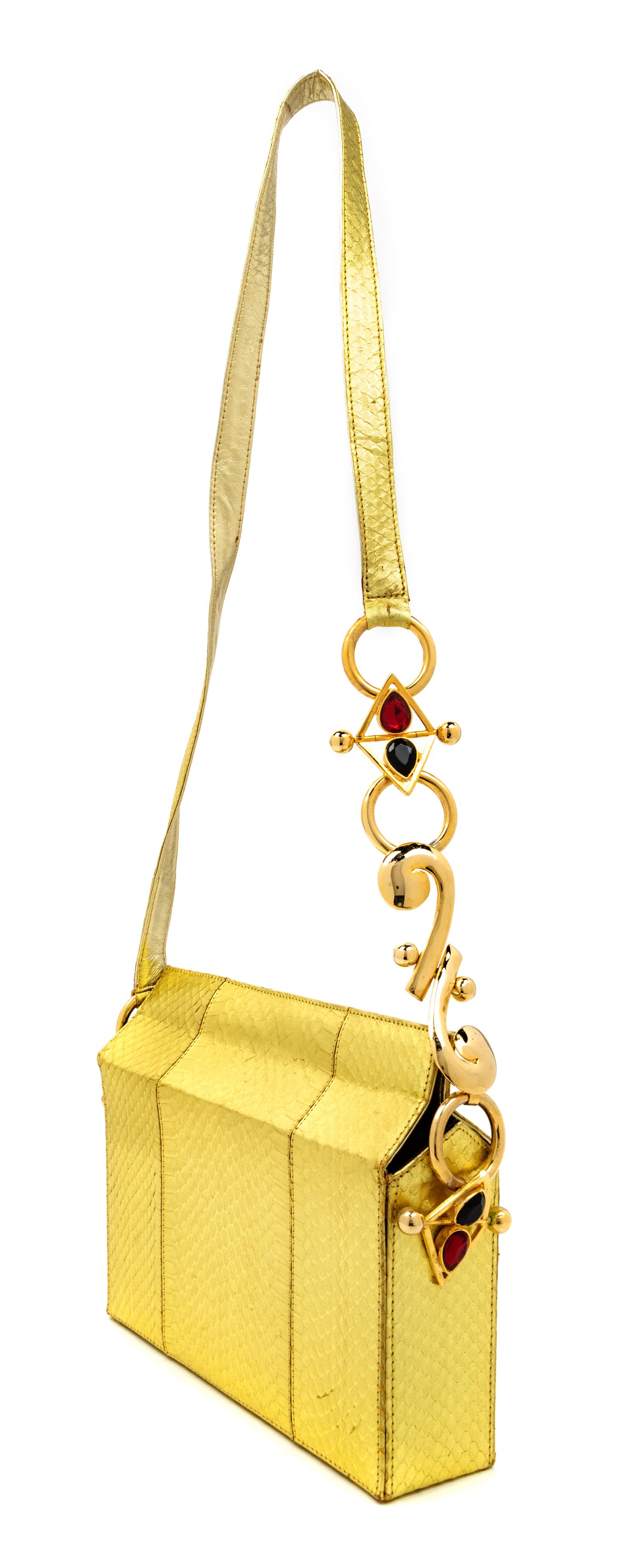 Three Gianni Versace Couture Decorative Handbags, 1990s
