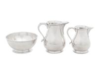 Three English Silver Table Articles