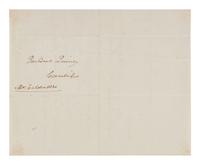 WEBSTER, Daniel (1782-1852). Autograph letter signed ("Daniel Webster") to Josiah Quincy, as President of Harvard. N.p., 23 April n.d.