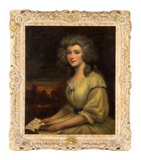 Manner of George Romney, (British, 1734-1802), Portrait of the Duchess of Saint Albans