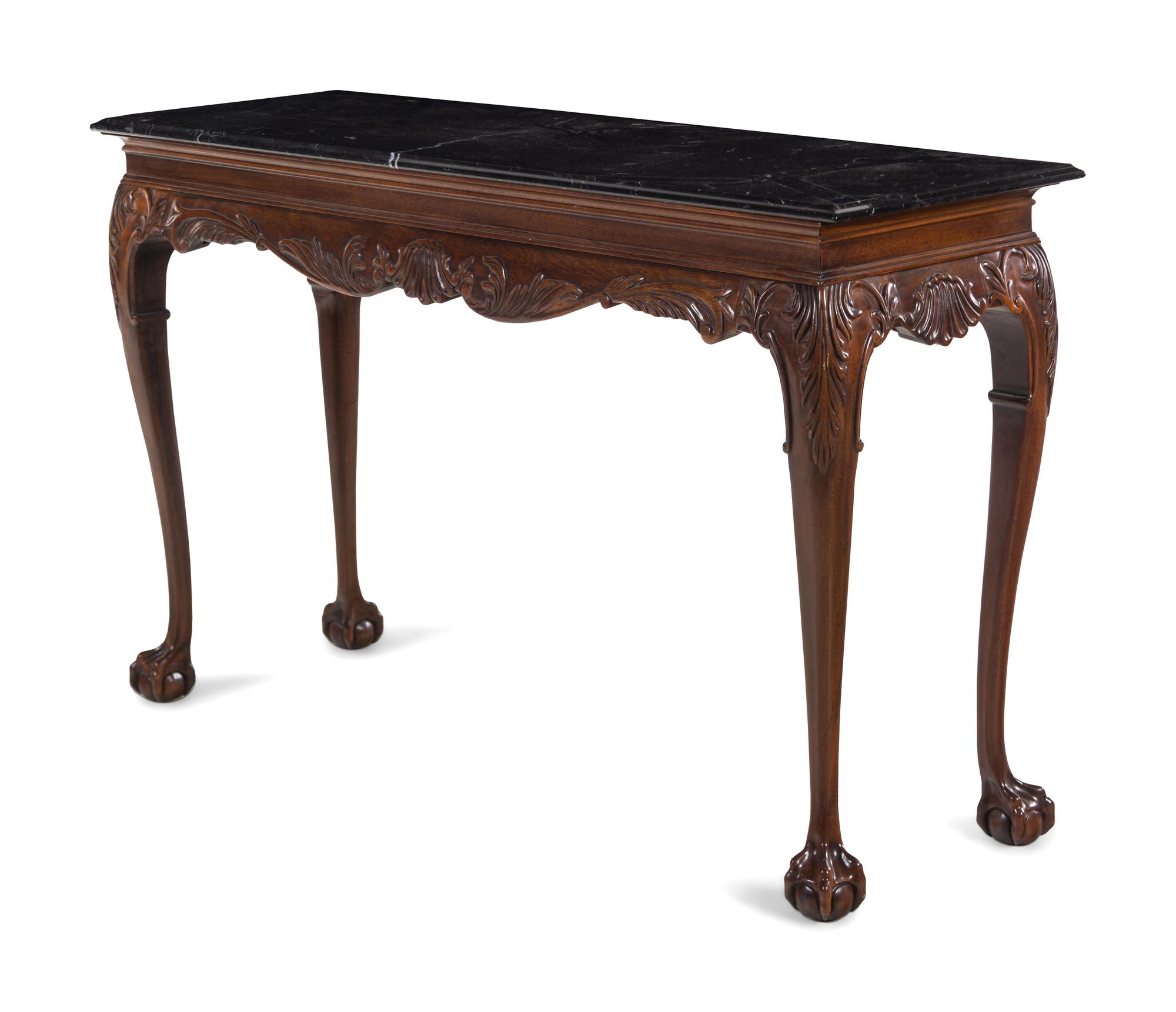 A George II Style Mahogany Console Table