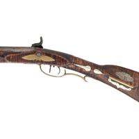 Silver Mounted Full Stock Kentucky Long Rifle Signed "W*L" (William Laudenslager of Snyder County, PA)