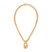 Multigem and Yellow Gold Pendant Necklace