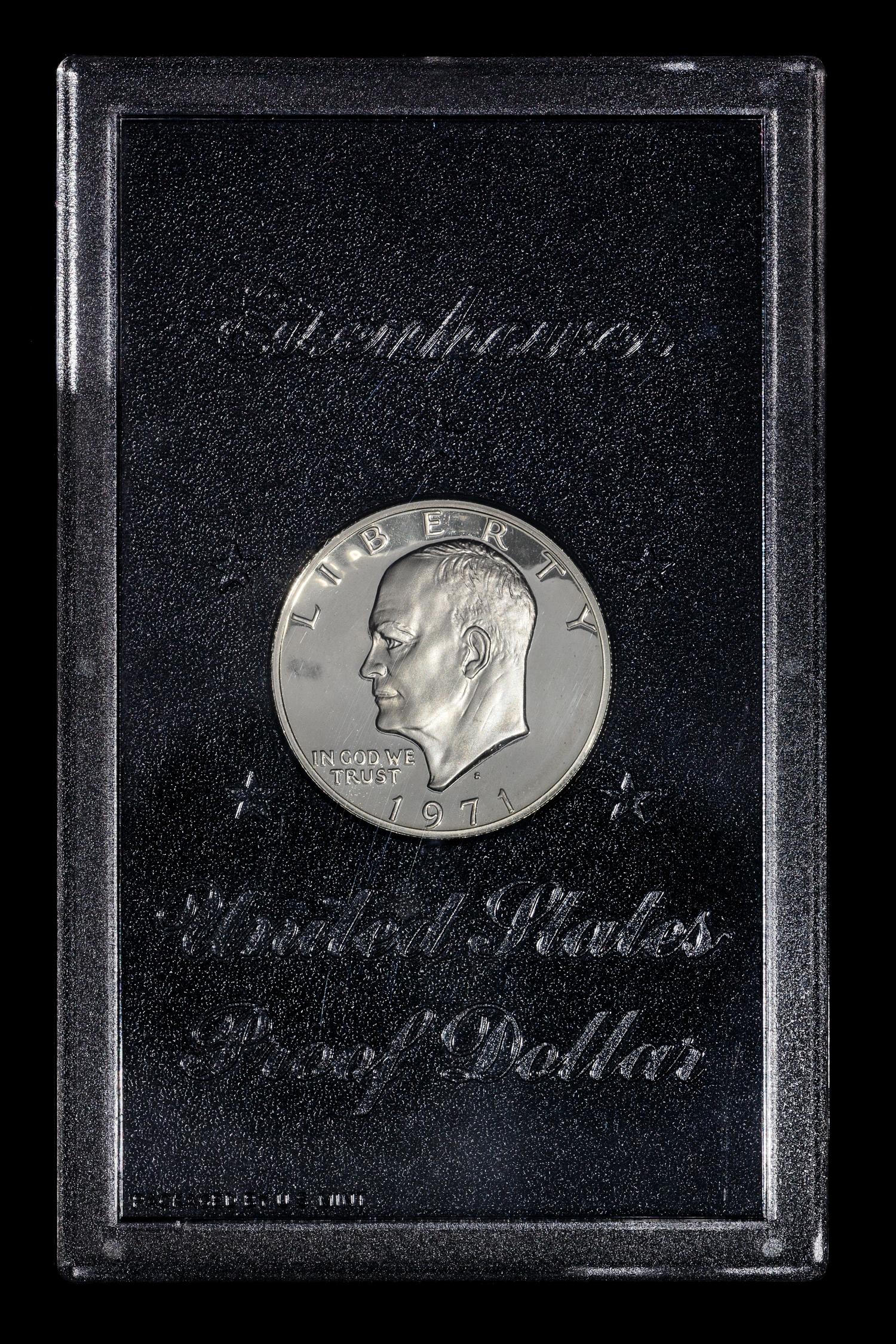 *A Group of Five United States Eisenhower Silver Dollars