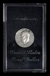 *A Group of Five United States Eisenhower Silver Dollars