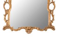 A Chinese Chippendale Style Giltwood Looking Glass