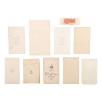 [Civil War] Group of 10 Items Related to New York Zouaves, incl. Abram Duryee and Elmer Ellsworth